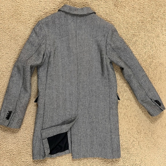 Old Navy Men’s Grey Top Coat - Picture 11 of 16